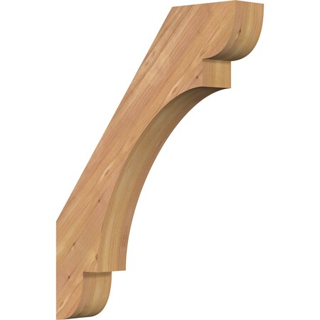Ekena Millwork 3 1/2"W x 20"D x 26"H Olympic Smooth Knee Brace, Western Red Cedar BRC04X20X26OLY00SWR